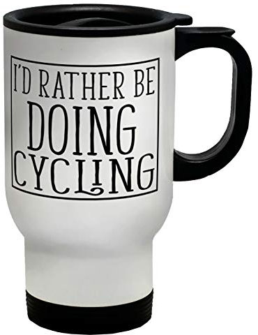 Shopagift I'd Rather be Doing Cycling Travel Mug Cup