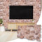 NOVECRAFTO Stone Effect 3D Wall Panels - 37.79 x 18.89 in (96x48cm) -18 Sheets Covering 89.28 sqft (8.29 sqm) -Decorative Wall Panels Kitchen Bathroom - Brown & Beige Wild Stone Effect Pattern