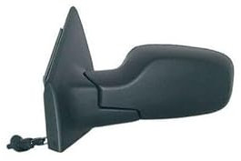 Repiauto - Rétroviseur gauche manuel noir asphérique Clio 3 phase 1 2005-2009