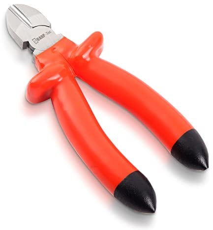 Sharp-tec 1000V Insulated Side Cutters Electrical, 160mm Snips Electrical Wire Cutter Pliers, Wire Cutters with Anti-Slip Handle, Diagonal Side Cutter