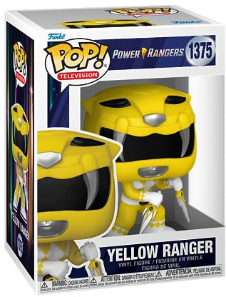 POP! TV - Mighty Morphin Power Rangers #1375 Yellow Ranger 30th Anniversary