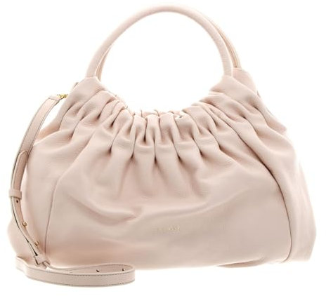 Coccinelle Leder Schultertasche Handtasche Croisette Handbag Grained Leather Creamy Pink rosa