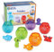 Learning Resources Peekaboo Fishbowl Friends, 10 Pieces, Ages 18 Months+, Learning Toys, Baby Toys, Educational Toys, Fish Toys, Animal Toys, Bath Toys, Blue,green,orange,purple,red (LER6814)
