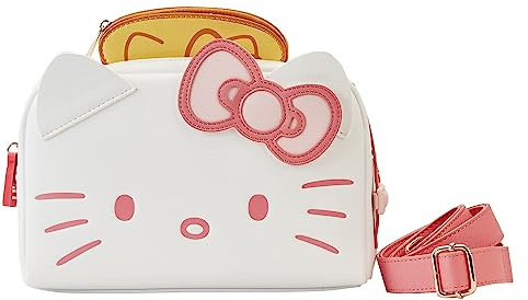 Loungefly Cross Body Bag Hello Kitty Breakfast Toaster Nue offiziell Sanrio Weiß One Size