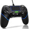 DIANVEN Wired Controller for PS4 Controller Wired for Sony Playstation 4/Pro/Slim and PC Windows 11/10/8/7 with Double Vibration and Motion Motors, Wired PC Controller for PS4 Remote
