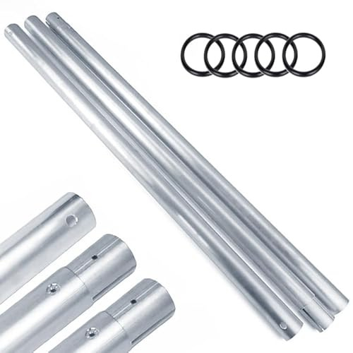 Jorixxy 118/3m Metal Tube Crossbar for Manual/Electric Studio Roller Backdrop Wall Mount System,Aluminum Cross Bar for Photography Background Support System