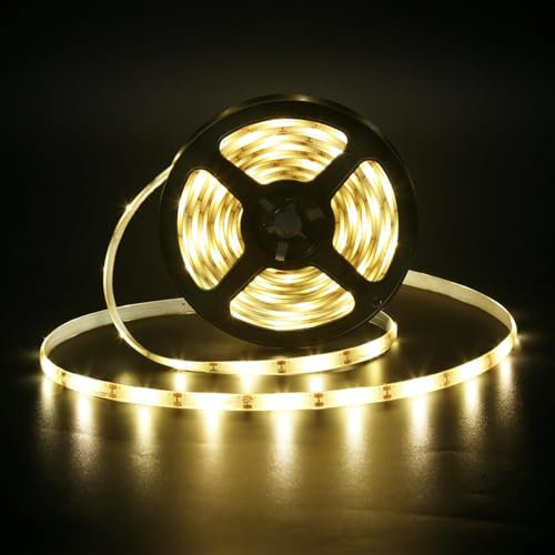 Ankilo Tira de LEDs a Pilas, Tira de 90 LEDs de 3 Metros con Mando a Distancia, Tira de LED Iimpermeable con Temporizador, 8 Modos, iluminación Decorativa