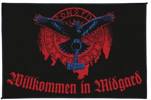Spaß Kostet Fußmatte nordische Wikinger Motive Willkommen in Midgard