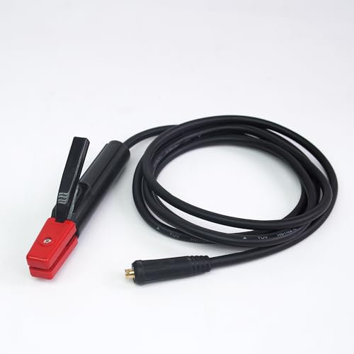 ROJOO 200A Welding Electrode Holder with 3 Meter Copper Wire Cable Assembled for ARC ZX7 MMA Stick Welder Welding Tongs Soldering Pliers Brass 200A Holder