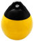 Osmond Strapazierfähiger PVC-Bootball, runder , Boje Dock, Stoßstangenball, aufblasbarer Schutz, Marine-Festmacher-Boje, Gelb