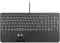 Perixx PERIBOARD-538 DE, Kompakte Kabelgebundene USB-Tastatur mit Trackball, Scherenmechanik-Tasten, 2 USB-Hubs, Nummernblock, Deutsche QWERTZ
