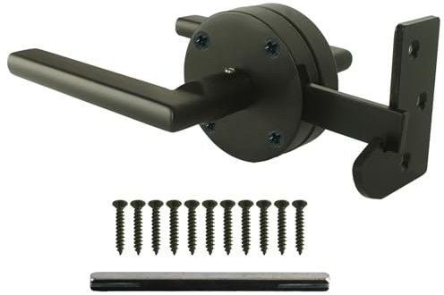 XIAOPEIZHI Two Sided Gate Latch,Gate Latch for Outdoor Fence, Wooden Gates, Pool Gates, Backyards, Gardens; They can Also be Used as Door Handles and Two-Way Door Locks, Gate Hardware.