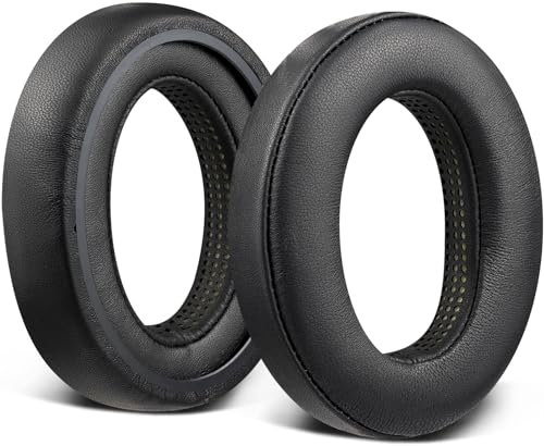 SOULWIT Lammfell Ersatz Ohrpolster für Sennheiser HD599/HD598/SE/CS/SR/HD595/HD569/HD558/HD518/HD515/Game Zero/G4ME Zero/PC37X/PC38X/PC350/PXC350/PXE350/PC360/HD380/HD380-Pro/HME95/HD560S