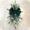 LUCKCDUO Ghirlanda natalizia per scale con luci a corda, festone natalizio per scale, camino, decorazioni natalizie (verde)