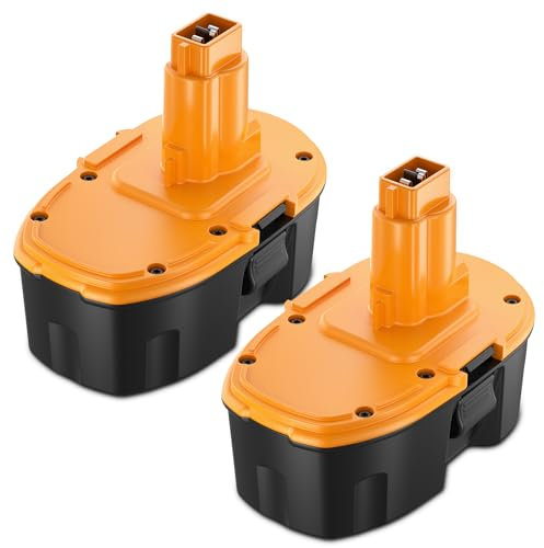 2X 5000mAh Replacement Battery for Dewalt 18V DC9096 DE9098 DE9503 DE9039 DE9095 DE9096 DW9096 DW9095 DW9098 Cordless Drill