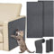 babikeen Zuschneidbare Selbstklebend Kratzmatte Katze, 200x40 cm Kratzpads für Katzen,Kratzbretter Katze Wand,Kratzbrett Katzen, DIY Katzenkratzbretter für Möbel Couch Sofa Tür Schutz