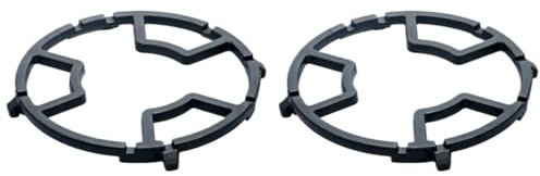 GCYEIDMA Cast Iron Wok Rack Gas Stove Bracket Cast Iron Stove Trivets for 4 Claw 5 Claw Gas Stove Burner Cooker Hob 8 Slots Gas Stove Accessories(2PCS)