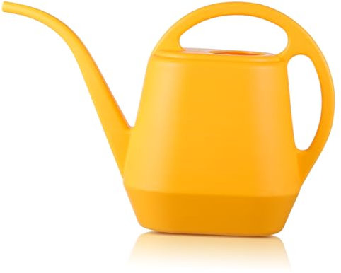 Sosoport Regadera de Jardín de 2 L de Capacidad Color Naranja para Plantas Jardineras Riego por Goteo Y...