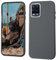 GOGME Funda para Realme 8 Pro | Realme 8 4G Carcasa [Protección del Marco de la Cámara] + Textura de Piel Sintética Funda/Antideslizante con Diseño Ultrafino - Gris