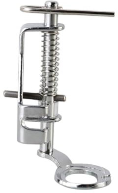 Housoutil Freihand-nähfuß Aus Hartmetall Für Haushaltsnähmaschinen Mit Niedrigem Schaft Geeignet Für Quilten Sticken Und Monogrammieren Silberfarben