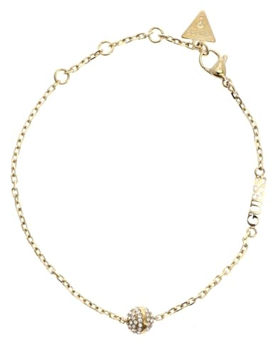 GUESS Calypso Crystals Bead Bracelet L Yellow Gold