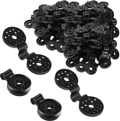 50 Clips Malla Sombreo – Grapas Malla Sombra, Clip Red de Sombra, Fijación para Toldos y Lonas, Ocultación Jardín Exterior, Accesorios Invernadero