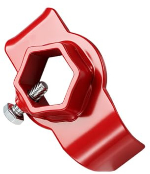 Manganese Steel Tiller Guard 104mm Oil Seal Cover with Open Four-Fin Shape and Six-Sided Shaft Opening for Compact Tiller Repair Tasks Shaft Cover Compact Accessory Cultivator Guard Grass Wrap Reducer