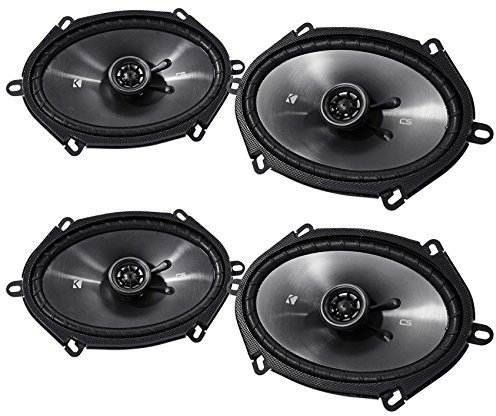 Kicker CS Series 6 x 8 Coaxial EVC 2 Way 450 Watt Speakers 43CSC684 (2 Pair)