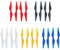 RC GearPro 5 Satz Schnell Veröffentlichung Propeller Farbig Requisiten Klingen für DJI Tello Drohne