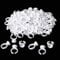 INFILILA 300PCS Disposable Rings For Lashes Disposable Ring Cups Disposable Pigment Rings Makeup Glue Holder Rings Plastic Rings For Eyelash Extension Nail Art Adhesive Glue Holders