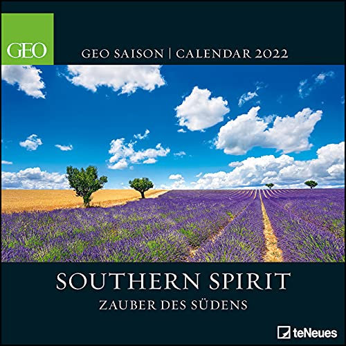 GEO SAISON Southern Spirit 2022 - Wand-Kalender - Broschüren-Kalender - 30x30 - 30x60 geöffnet (GRID CALENDAR)