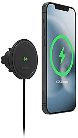 mophie Snap+ Kabellose Halterung für Lüftungsschlitze, magnetisch, universell, kabellos, kompatibel mit Snap und MagSafe
