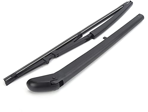 Qiilu Brazo de limpiaparabrisas de goma para ventana trasera de repuesto para Alfa Romeo 147 2000-2010 (paquete de 2)