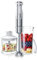 Arendo - Edelstahl Stabmixer Set 1000 Watt - vierflügeliges Messer - Pürierstab - Variabler Geschwindigkeitsregler - Turbotaste – 600 ml Messbecher – Geprüfte Sicherheit, weiß