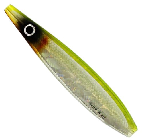 Westin Salty Inline 7,5cm 14g Blinker - Meerforellenblinker, Farbe:3D Yellow Ayu