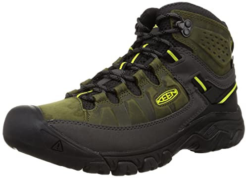 KEEN Herren Targhee 3 Mid Waterproof Wanderstiefel, Forest Night/Evening Primrose, 47 EU