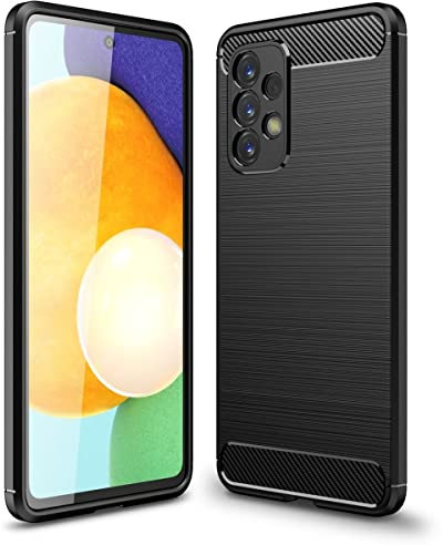 CoverKingz Coque de téléphone Portable pour Samsung Galaxy A33 5G - Etui en Silicone Smartphone pour Galaxy A33 5G - Protection Souple Couleurs Carbone Noir