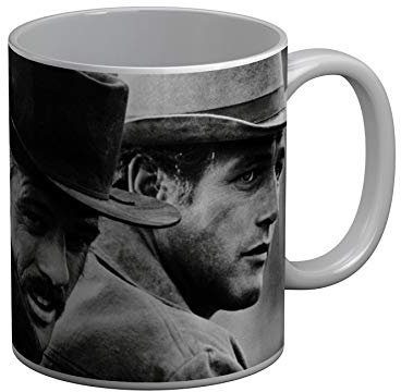 French Unicorn Mug Tasse Paul Newman et Robert Redford Dans Vieu Film Butch Cassidy Cinema Americain Western