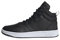 adidas Herren Hoops 3.0 Mid Lifestyle Basketball Classic Fur Lining Winterized Shoes Schuhe, Core Black/Core Black/Cloud White, 43 1/3 EU