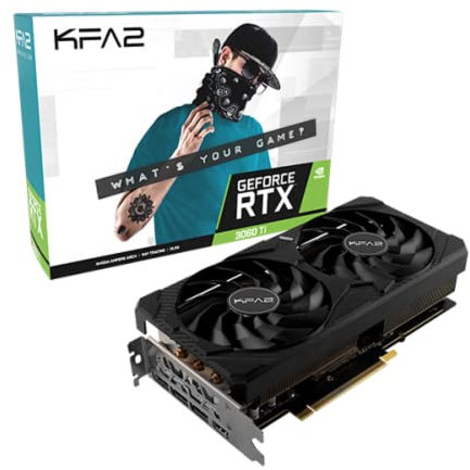 KFA2 GeForce RTX™ 3060 Ti GDDR6X 1-Click OC Plus (Aktualisierte Version) (8GB GDDR6X HDMI 3xDP)