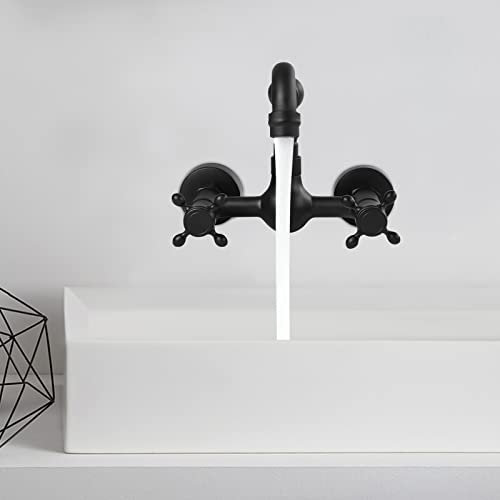 360 Grifo giratorio de pared lavabo en pared grifo negro antiguo colgante de pared bañera grifo