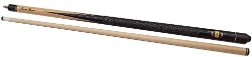 Ludomax Billard Queue Eco Star, mit individueller Gravur, Geschenk - Idee, zweiteilig, 12mm Schraubleder
