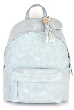 PASH BAG Rucksack mit Reißverschluss Milo hellblau, Azul Turquesa