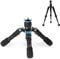 FAEFTY Kamera Stativ, Mini Stativ Einbeinstative Reisestativ mit 3/8 Schraube Tragbar für DSLR-Kamera Videorecorder Handy(42cm 5kg)