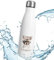 timalo® Thermosflasche Tiere personalisiert mit Namen auslaufsichere Edelstahl Trinkflasche Wasserflasche für Kinder Mädchen Jungen 350mL | Waschbär