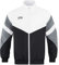 JAKO Herren Freizeitjacke Retro, Schwarz/Weiß/Steingrau, L