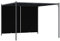 Gartenpergola mit Versenkbarem Dach, BULANED Grillüberdachungen, Gartenpavillon, überdachung Terrasse, Grill Unterstand, Pergola, überdachung Garten, 3x3 m Anthrazit