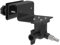 Holicfun Outdoor Security Camera Gutter Mount, Universally Compatible with Ring, Blink, Eufy, Wyze, Google Nest, Arlo, Simplisafe, and More (Down Version, Black)