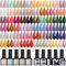 Phoenixy Gel Nail Polish Set - 60pcs Gel Nail Polish 55 Colours 7ml Nails Polishes with Base Coat Top Matte Glitter Coat Nail Varnish Sets Manicure Set Gift for Women