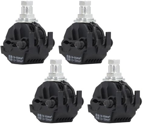 Connettore Diramazione Principale, Morsetto Perforante Isolante 1KV Guscio Isolato Anticorrosivo Sigillato da 5 Pezzi per Illuminazione Stradale (JJC-2)